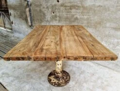 Table Ancienne De Jardin En Chêne Sur Pied En Fonte -Jardin Fournitures Boutique 54e2ffdd fa1f 421e bf09 5a5074c7f81a