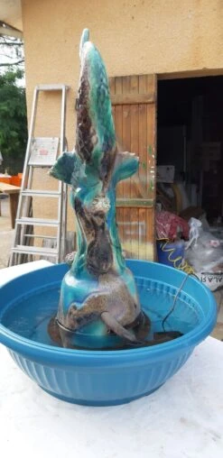 Fontaine Faience De Vallauris «Dauphin» -Jardin Fournitures Boutique 56a128fd 5507 4c70 bcdd 80ecd58e111c