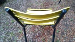 Paire De Chaises De Bistrot D'extérieur En Métal Jaune -Jardin Fournitures Boutique 56c61f90 1167 4d53 af65 24214c2a029c