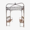 Gloriette / Pergola De Jardin En Fer Avec 2 Bancs -Jardin Fournitures Boutique 573c79e0 8ce3 4f0a 9070 a2772bcef1bf