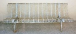 René Malaval, Grand Banc En Métal Perforé Et épais, Design Des Années 50 -Jardin Fournitures Boutique 57fa2486 7d00 4110 b0e6 bbf91804d087