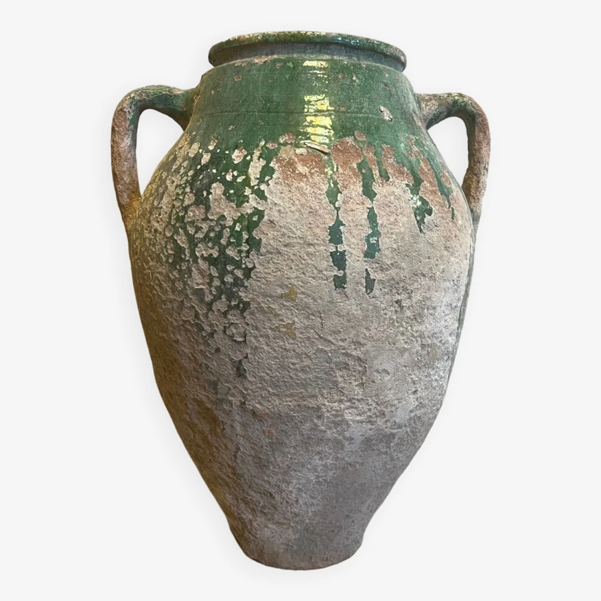 Pot Confit Vernissé Vert 3 Pot Confit Vernissé Vert