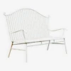 Banc De Jardin Vintage En Fer Et Métal Du Milieu Du Siècle, Années 50