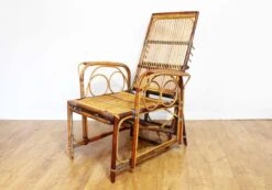 Fauteuil Lognue En Rotin Et Bambou -Jardin Fournitures Boutique 5a716696 e9c2 4e15 8d6e 4f947b953cfb