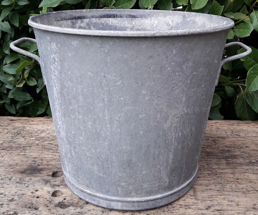 Lessiveuse H30cm En Zinc Jardin 4 Lessiveuse H30cm En Zinc Jardin – Image 2