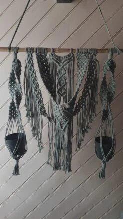 Porte Plante En Macramé -Jardin Fournitures Boutique 5d5038f0 d270 4a7a b16e 11afc734fc17