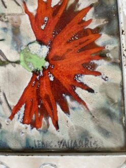 Porte-plante En Fer Forgé Et Céramique Vallauris Signée Vintage -Jardin Fournitures Boutique 5ddb2921 4894 49ac 8af8 67b2fe4f1c9e