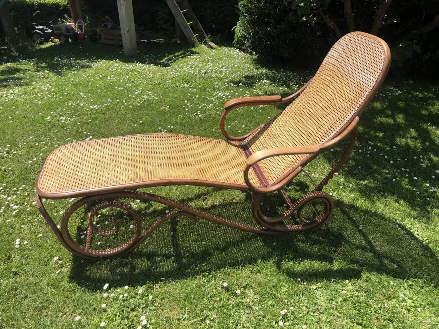 Chaise Longue Thonet - XIXeme Siècle 5 Chaise Longue Thonet - XIXeme Siècle – Image 3