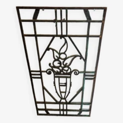Ancienne Grille En Fonte 105× 55cms