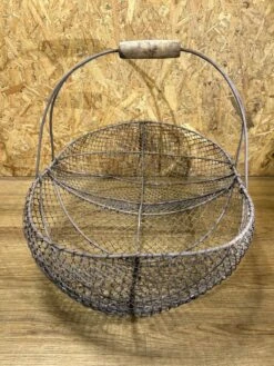 Panier De Maraicher, Métal Et Bois, Déco Art Populaire -Jardin Fournitures Boutique 5f7c5439 f9bb 4dc3 91dc 949dfccb87f8