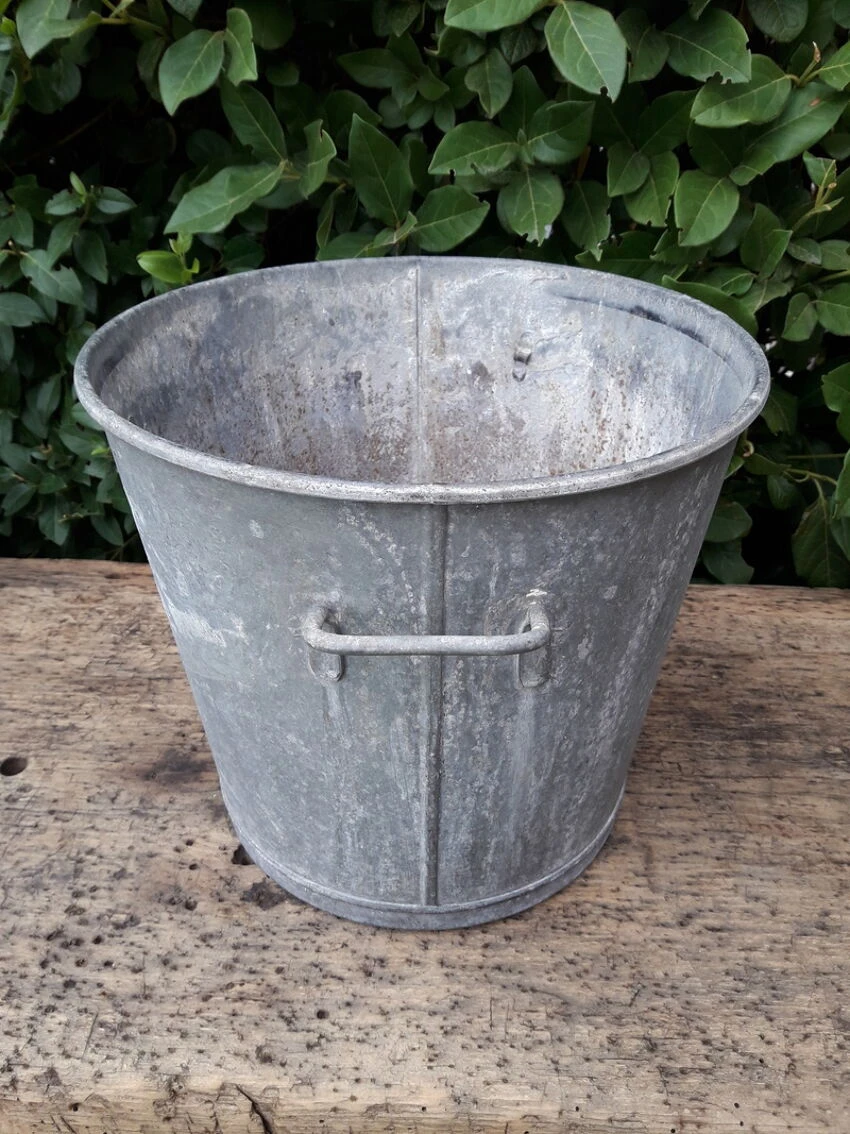 Lessiveuse H30cm En Zinc Jardin 8 Lessiveuse H30cm En Zinc Jardin – Image 6