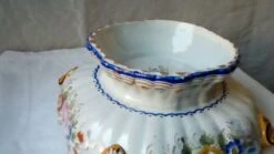 Coupe En Faience De Nevers Decor Floral Papillon -Jardin Fournitures Boutique 5fa08ded 5427 4acf b24c 2fbd98c12561