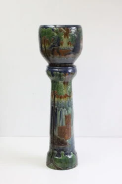 Jardinière Et Colonne Par Laigneil, Courtrai Belgique, Années 1900 -Jardin Fournitures Boutique 612848b8 6338 48fe b093 33cbd8b49131