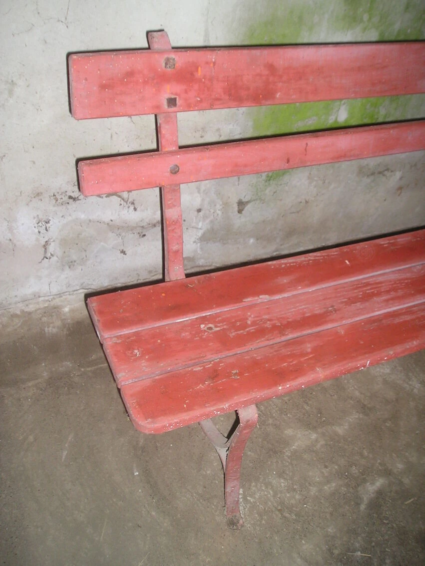 Banc De Jardin Bois Métal Début XXè S 6 Banc De Jardin Bois Métal Début XXè S – Image 4