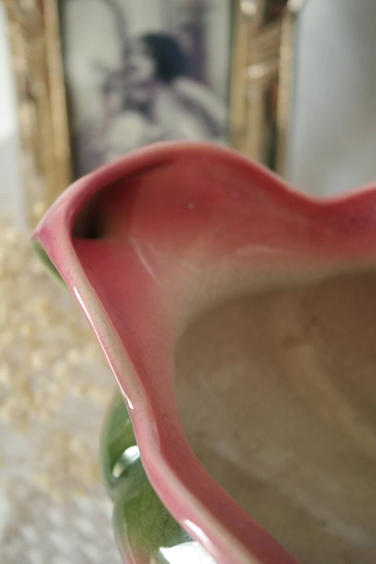 Jardinière Cache Pot Barbotine Orchies Art Déco 13 Jardinière Cache Pot Barbotine Orchies Art Déco – Image 11