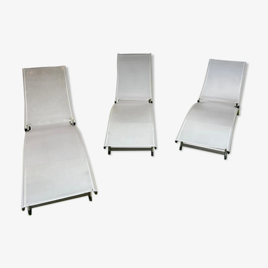 Lot De 3 Chaises Longues De Jardin 3 Lot De 3 Chaises Longues De Jardin