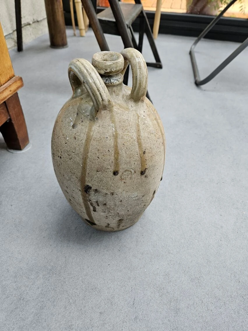 Cruche à Huile En Grès Début 20ème 6 Cruche à Huile En Grès Début 20ème – Image 4