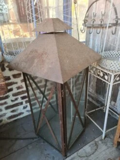 Lanterne De Jardin En Fer Et Verre -Jardin Fournitures Boutique 650fb4ce 9af8 4f48 855a 17a91ec8150c