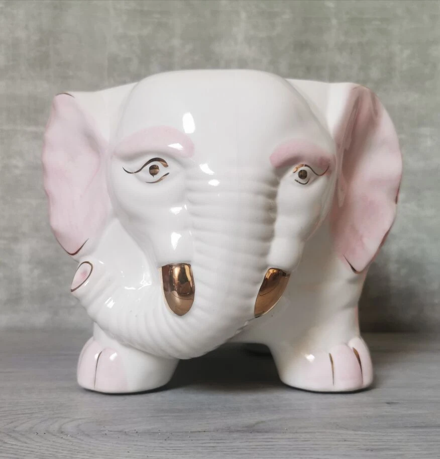 Jardinière Eléphant En Céramique 4 Jardinière Eléphant En Céramique – Image 2