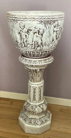 Porte Plante Colonne En Plâtre -Jardin Fournitures Boutique 65ae9483 d777 4945 b988 4b176fb7e3d3