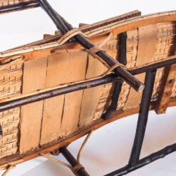 Chaise Longue En Bois Cannage Et Osier France Années 1950 -Jardin Fournitures Boutique 65b1ca9e 6613 4e09 ad2c 36ada4e233b9