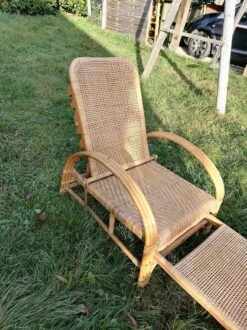 Chaise Longue Transat Osier Rotin Vintage -Jardin Fournitures Boutique 65f93b44 4f05 40c8 98cd 9dc569ae7328
