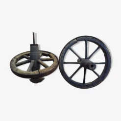 Set De 2 Roues De Jardin Ancienne