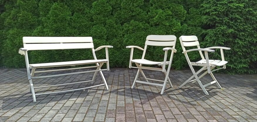 Chaises Solinger Banniza Ensemble De Jardin, Allemagne Années 70. 16 Chaises Solinger Banniza Ensemble De Jardin, Allemagne Années 70. – Image 14