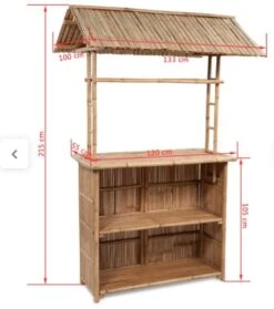 Ensemble Bar En Bambou Avec Ses Deux Tabourets -Jardin Fournitures Boutique 686c0608 b11c 4d62 a88d ca8ff45796be