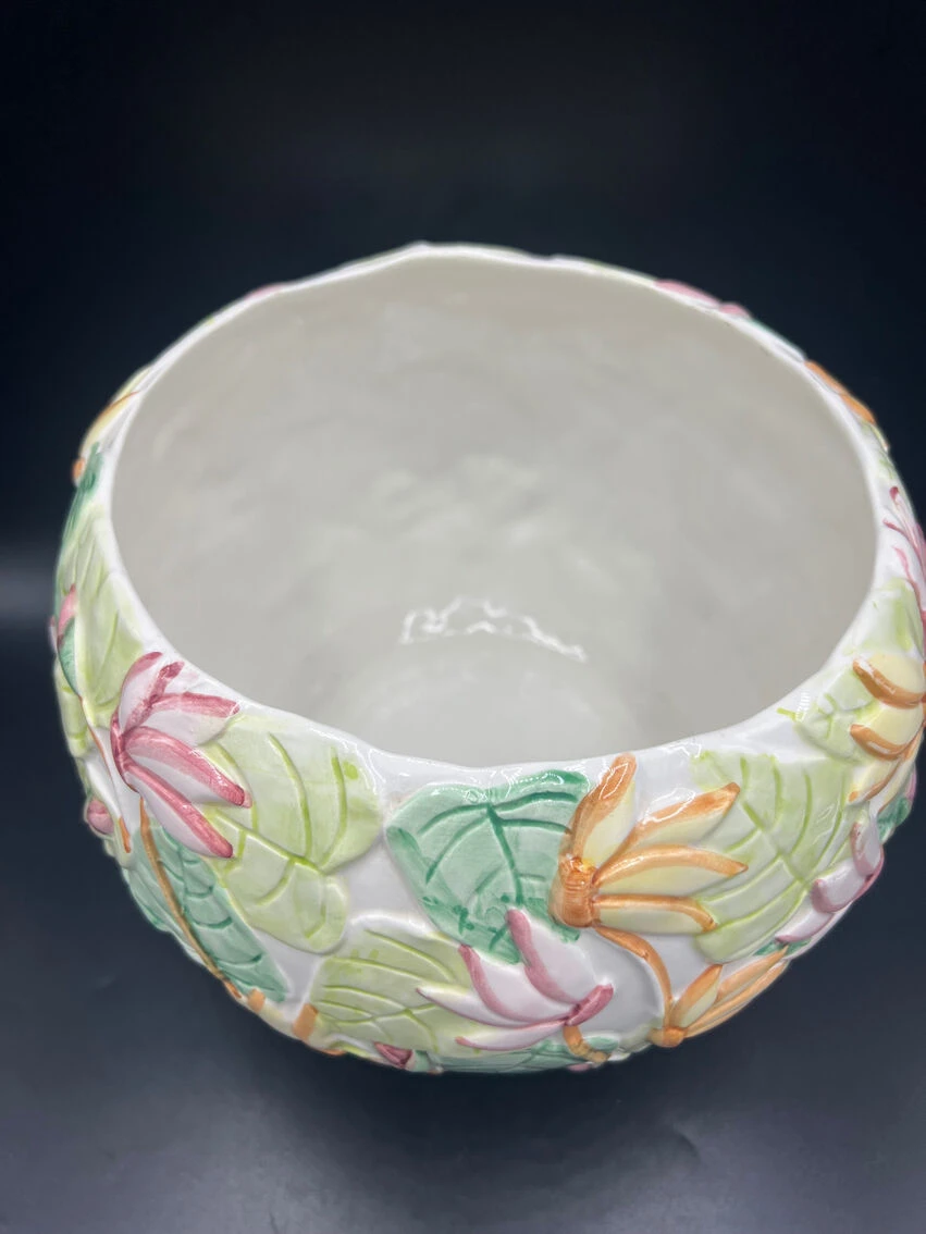 Cache Pot En Barbotine Vintage 6 Cache Pot En Barbotine Vintage – Image 4