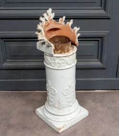 Épi De Faîtage élément De Cheminée En Terre Cuite Vernissée Blanche XIXe -Jardin Fournitures Boutique 68f8a7a8 088b 4086 9f83 e60640fcfa71