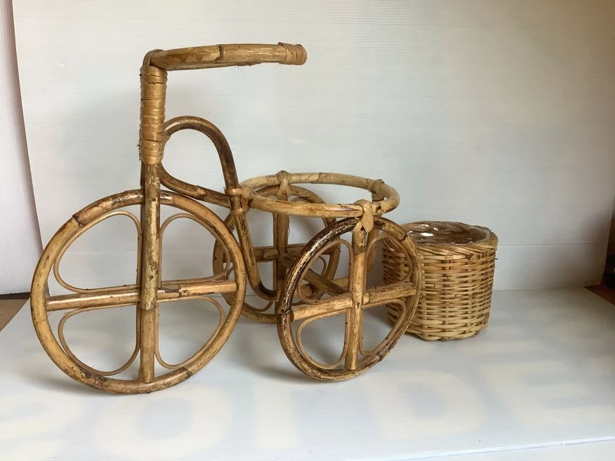 Cache Pot Vélo Bambou Osier Rotin 9 Cache Pot Vélo Bambou Osier Rotin – Image 7
