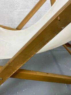 Transat Tissus Blanc Avec Structure En Bois -Jardin Fournitures Boutique 692ec7d7 6ad7 418b b6a6 4d4358461eb6