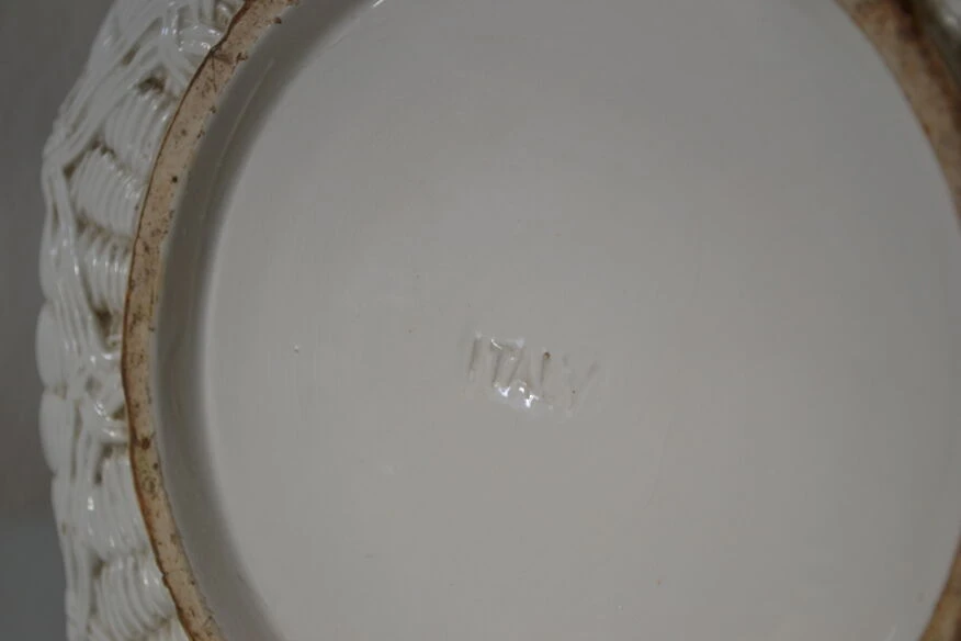 Cache Pot Vintage Céramique à L'imitation De L'osier 12 Cache Pot Vintage Céramique à L'imitation De L'osier – Image 10