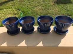 Pots En Terre émail Bleu -Jardin Fournitures Boutique 6bced59e c673 4b6b bf6d a6dba5d2bc9a