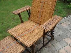 Chaise Longue En Rotin Et Osier Vintage 1920 -Jardin Fournitures Boutique 6c851401 cb5c 4c23 9b16 5e9cd208da35