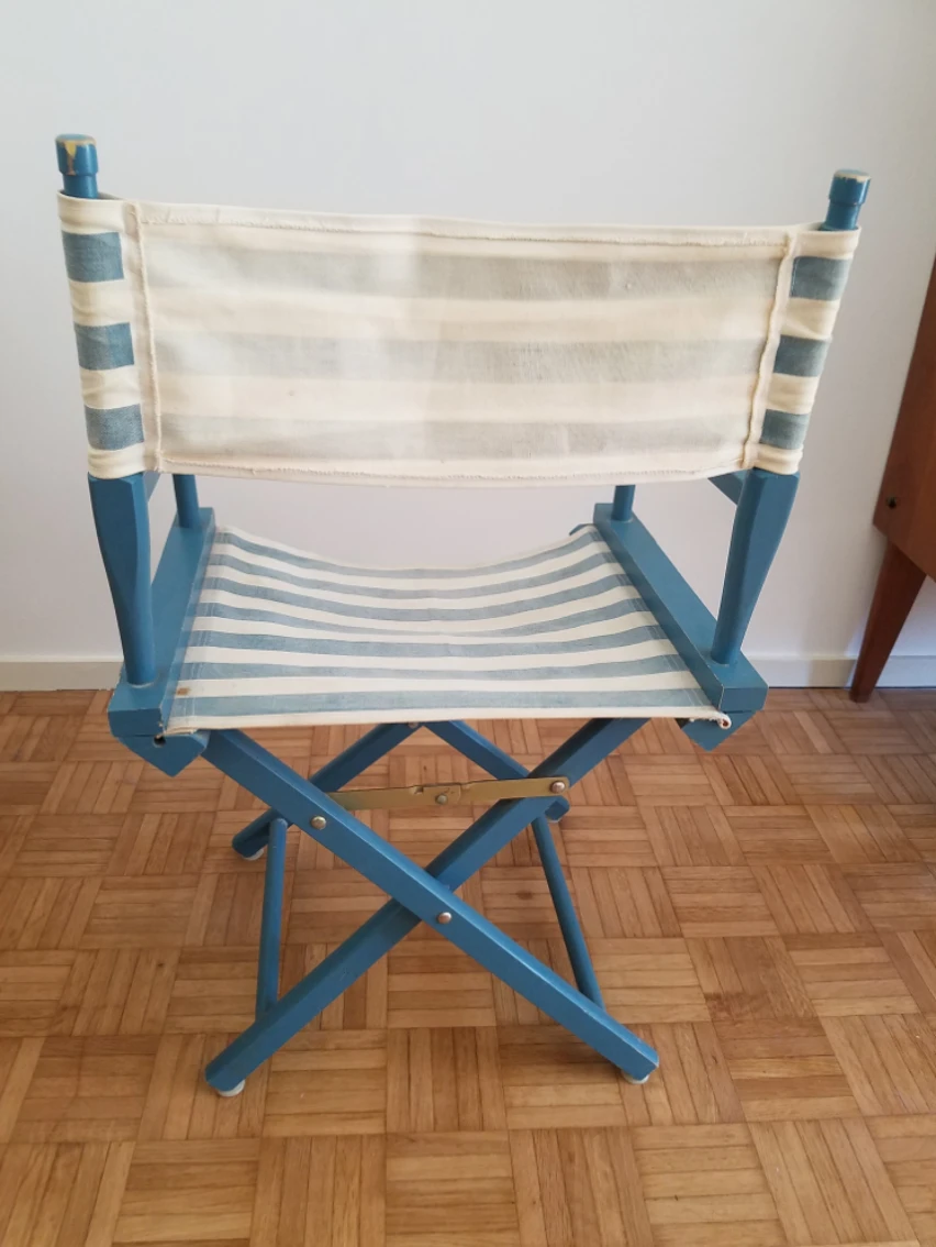 Chaise De Metteur En Scène Vintage 5 Chaise De Metteur En Scène Vintage – Image 3