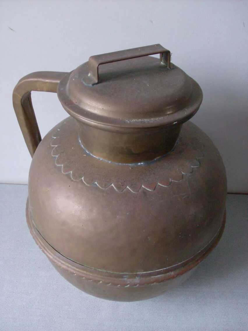 Ancienne Canne à Lait En Laiton Signé Atelier Cuivre Villedieu Campagne Normande 8 Ancienne Canne à Lait En Laiton Signé Atelier Cuivre Villedieu Campagne Normande – Image 6