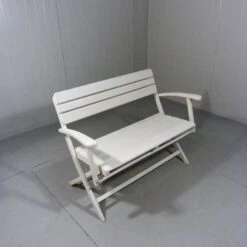 Banc De Jardin Rétractable En Bois Blanc Des Années 1960 -Jardin Fournitures Boutique 6f57d578 ebcb 4dda b005 d847165892b1
