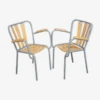Paire De Chaises Acier Et Bois -Jardin Fournitures Boutique 6fd27763 b47f 4723 93cc 62f3b6b95b96