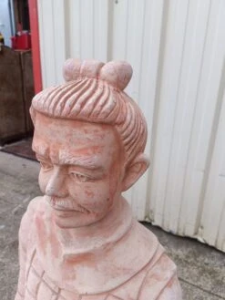Statue De Jardin Guerrier XIAN Agenouillé En Terre Cuite 87 Cm -Jardin Fournitures Boutique 70308435 5676 45da 8787 408f27f22c82