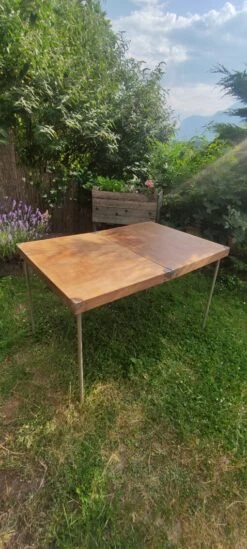 Table De Camping Vintage En Bois Massif / Valise -Jardin Fournitures Boutique 709d41dd 67cc 412b ac3a fa89a3070ce9