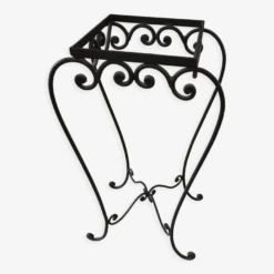 Porte Plante Ou Autre En Ferronnerie Noire