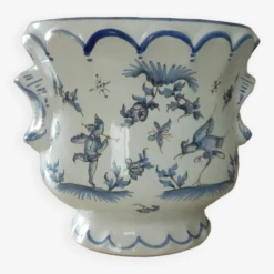 Cache Pot En Faience De Moustiers