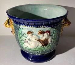 Cache Pot, Barbotine Ancienne Début XX Siècle 19 Cache Pot, Barbotine Ancienne Début XX Siècle -Jardin Fournitures Boutique 73ca5d5e 784c 410f 8e8b 8a151aa13edc