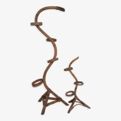 Lot De 2 Porte-plantes En Rotin Serpent