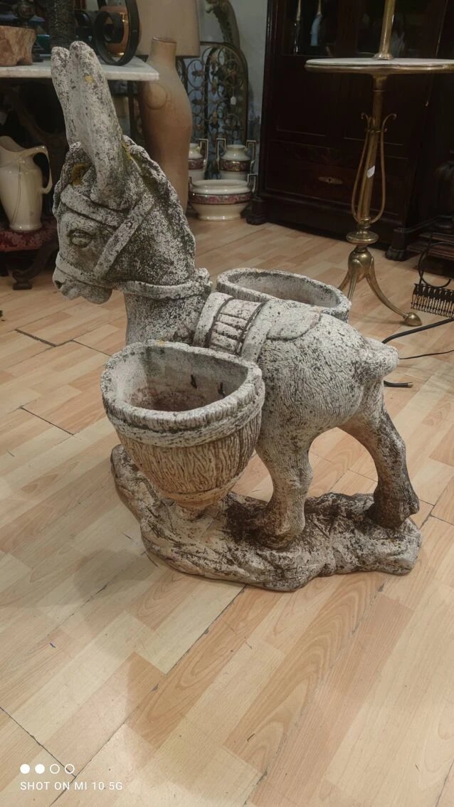 Âne Porte Plantes En Poussière De Marbre Reconstitué De La Maison Italgarden 10 Âne Porte Plantes En Poussière De Marbre Reconstitué De La Maison Italgarden – Image 8