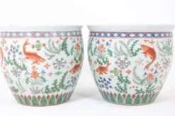 Paire De Jardinières En Porcelaine Canton, Circa 1950 -Jardin Fournitures Boutique 762642d1 b964 42d7 b536 f7d57f6d15fe