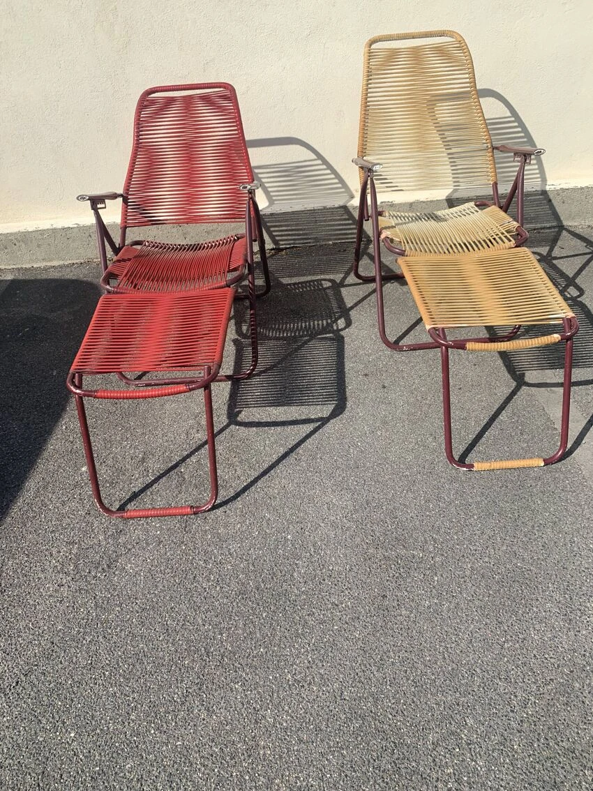 Chaise Longue Scoubidou Années 50 12 Chaise Longue Scoubidou Années 50 – Image 10