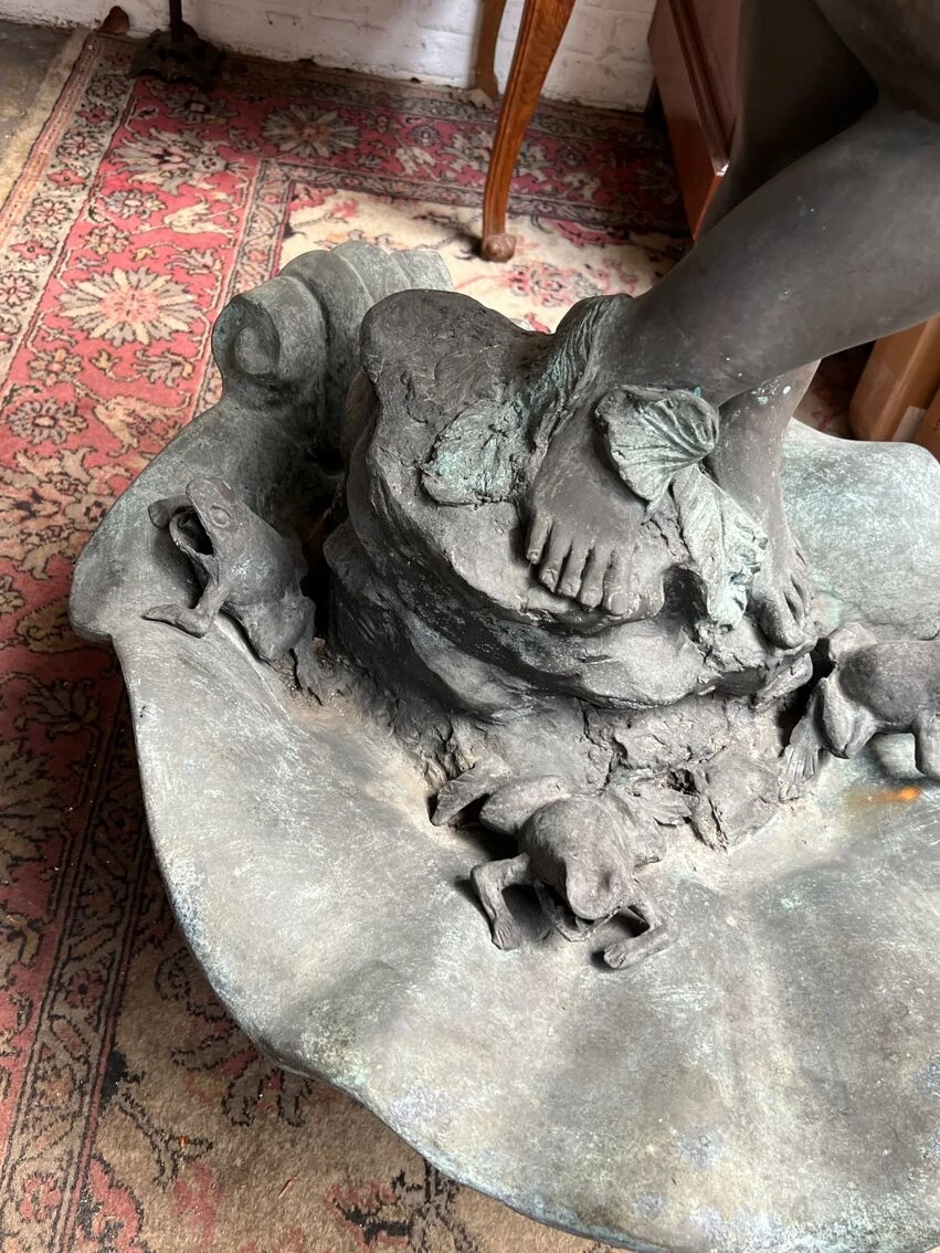 Fontaine De Jardin En Bronze. 10 Fontaine De Jardin En Bronze. – Image 8